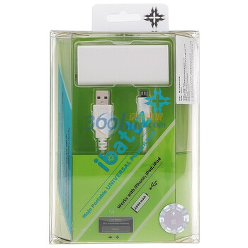 艾贝斯（iBattz）IB-PWB-WH-02 魔力便携电能棒（白色）适用于所有型号的iPad/ iPhone /iPod和其他智能手机