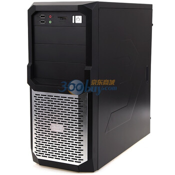 超频三（pccooler）勇士数码版Warriors 中塔式电脑机箱（黑色）