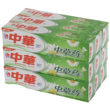 中华中草药牙膏缤纷鲜果味140g（九只装）