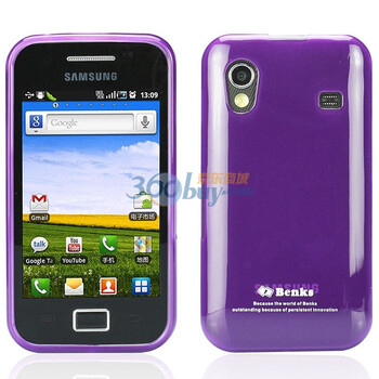 邦克仕（Benks）Magic Jelly移动数码产品专用保护壳（适用于三星 SAMSUNG Galaxy ACE/S5830透紫色）