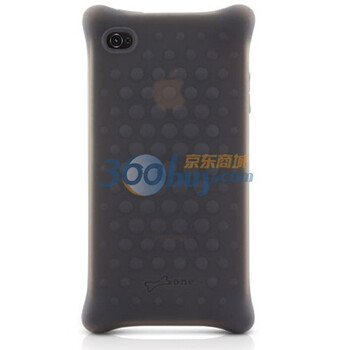Bone iPhone4 泡泡防撞硅胶保护套 黑色