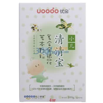 Uoodo 优朵小儿清清宝复合金银花草本颗粒 20袋