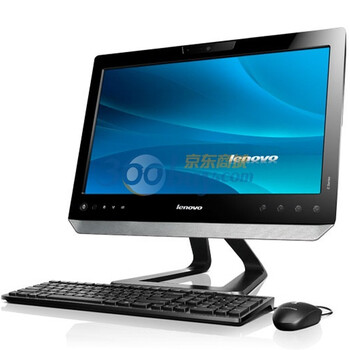 联想（Lenovo）C325 20英寸一体电脑（双核E350 2G 500G DVD刻录）黑色
