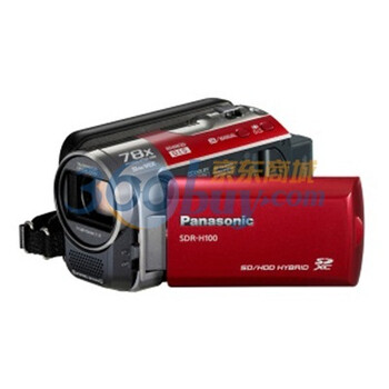 松下（Panasonic） SDR-H101GK数码摄相机 红色