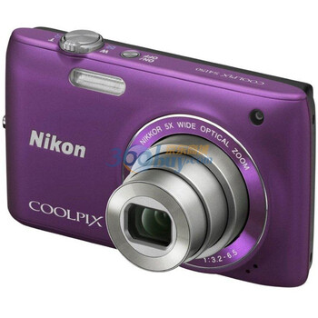 尼康（Nikon） COOLPIX S4150 便携数码相机 紫色（1400万像素 3寸屏 5倍光变 26mm广角）