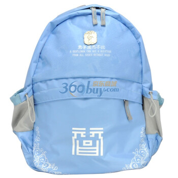 孔子书包中小学生系列双肩中国风A2018清爽的水蓝色