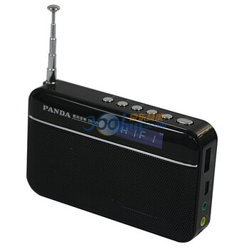 熊猫(PANDA) DS-120 双解码数码播放器数码音箱（黑色）