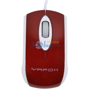 雅狐（YAFOX）S330（M28） USB 鼠标红色