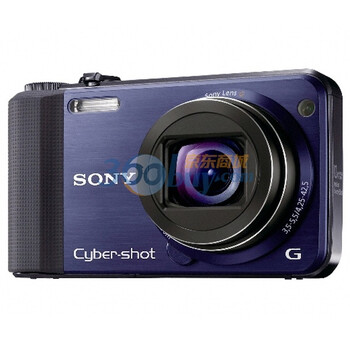 索尼（SONY） DSC-HX7 数码相机 蓝色（1620万有效像素 25mm广角 10倍光学变焦）