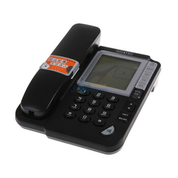 阿尔卡特(ALCATEL)T208来电显示电话（黑色）