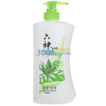 六神清凉爽肤沐浴露750ml