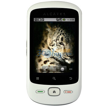 阿尔卡特 OT-906 3G手机（钢琴白）WCDMA/GSM