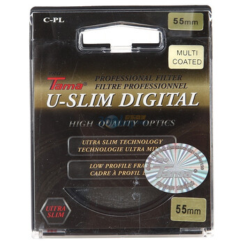 天马（Tama）超薄多层镀膜圆形偏振镜 ULTRA SLIM MC C-PL 55mm