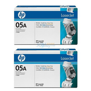 惠普（HP）CE505A 双包装黑色硒鼓（适用LaserJet P2035 P2055）
