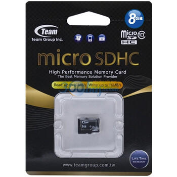 十铨科技（Team）8GB Class10 TF（micro SD）存储卡（TG008G0MC28X）