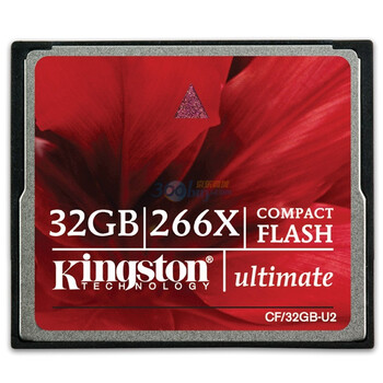 金士顿（Kingston）32GB 266X CF存储卡（CF/32GB-U2）