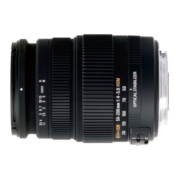 适马（SIGMA）AF 50-200mm F4-5.6 DC OS HSM（尼康卡口）数码相机专用镜头