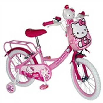 Hello Kitty凯蒂猫16寸儿童自行车粉色（附水壶+背包）
