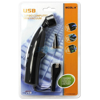 宜客莱 USB-11BK USB专业型电脑吸尘器（涡轮增压技术） 黑色