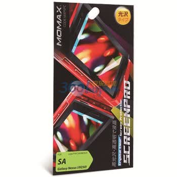 摩米士（MOMAX）专业级液晶保护膜 高透，耐刮 适用于三星i9250 Galaxy Nexus