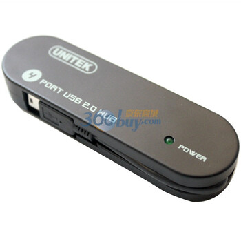 优越者 Y-2141 usb2.0 四口hub 带硬盘线集线器