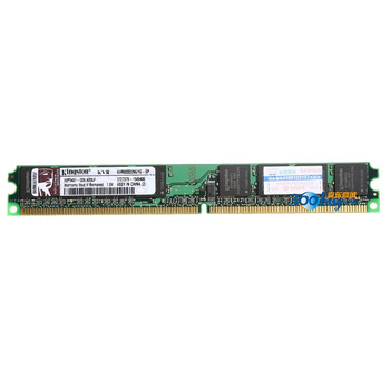 金士顿（Kingston）DDR2 800 1G台式机内存 新款绿色环保“矮版”