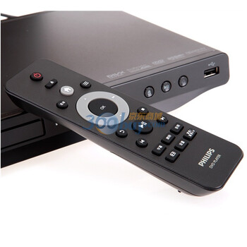 
                                        飞利浦（PHILIPS）DVP3600/93 DVD播放机 CD播放器 VCD播放器 音箱 音响 影碟机 USB CD转USB闪存强纠错 黑色                