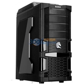 先马（SAMA）绝影5 机箱（背部走线/全黑化/电源下置/USB3.0/免工具）