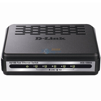 友讯（D-Link）DES-1005D 10/100Mbps 5口非网管以太网交换机