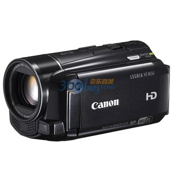 佳能（Canon） LEGRIA HF M56 双闪存数码摄像机（237万像素 10倍光学变焦 闪存式 3.0寸触摸屏）