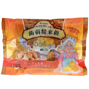 Health Daijy健康日志蒟蒻糙米饼蛋黄味150g