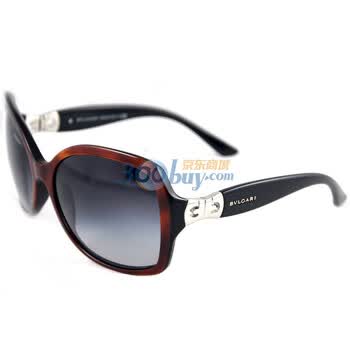 BVLGARI 宝格丽 太阳眼镜BV 8065意大利奢侈品牌 深褐色镜框 灰色镜片 fk