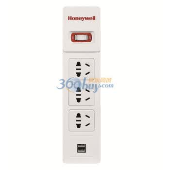 霍尼韦尔（Honeywell）EPU1004R 3位分控插座+2位USB充电 2米