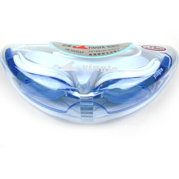英发OK3800AF近视泳镜蓝色-1 600度 防水防雾近视镜
