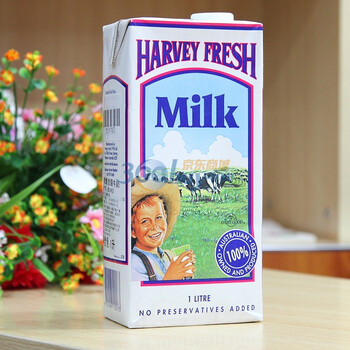 澳大利亚Harvey 哈维全脂牛奶1L*4