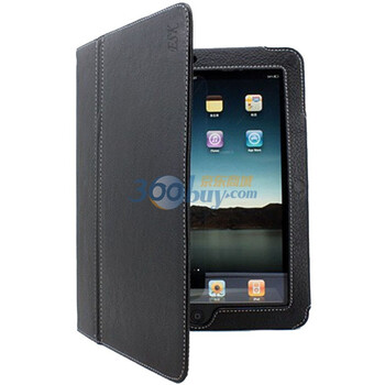 ESK ipad2 皮革保护套 黑色 有支架功能