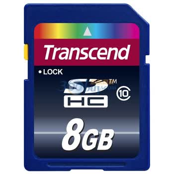 创见（Transcend） 8G SDHC高速存储卡（Class10）