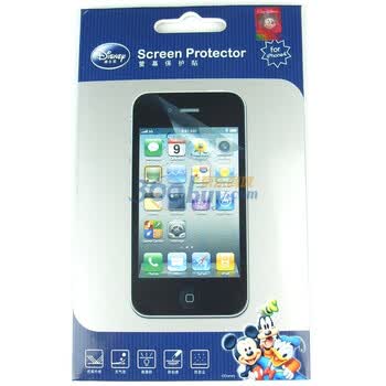 迪士尼（Disney） BHIPH04FXD iPhone 4专用三层液晶保护膜 磨砂型（适用于苹果 iPhone 4）