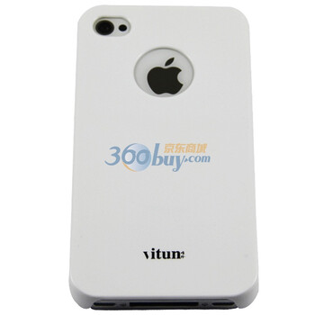 唯珍 苹果 Apple iPhone 4 糖果色系列彩壳 保护壳 护盾 白色