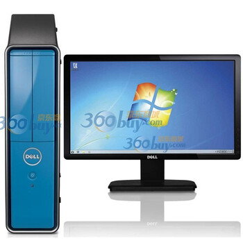 戴尔（Dell）I620SR-258L台式电脑（双核i3-2120 2G内存 500G硬盘 1G独显 D刻 键鼠 三年质保 WIN7）蓝色