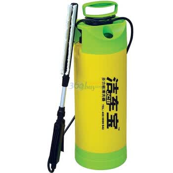 洁车宝（JCB）HY009 多功能便携式车载洗车器 气压式洗车器 黄绿
