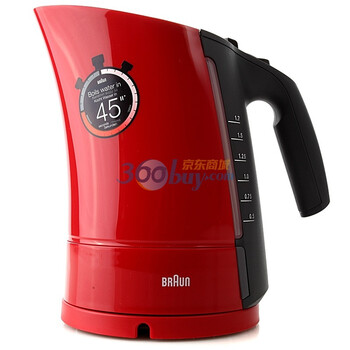 博朗(BRAUN)电热水壶WK300(红）