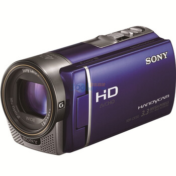 索尼（SONY） HDR-CX180E 32GB内存420万像素 高清闪存数码摄像机（蓝色）