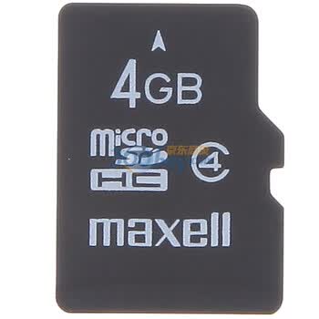 麦克赛尔（Maxell） 4G MicroSDHC(TF)存储卡（Class4）