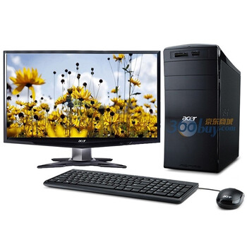 宏碁（Acer）AM3970台式电脑（i5-2320 4G 1.5TB 2G独显 DVD 读卡器 键鼠 Win7）