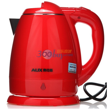 奥克斯（AUX） AUX-13A10 1.5L 不锈钢防烫电水壶 (红色)