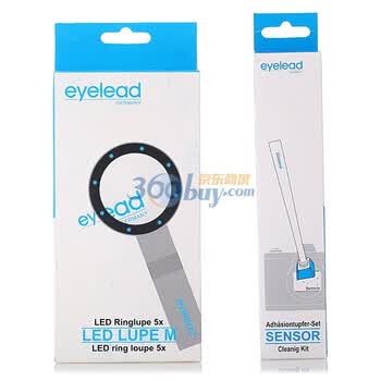 爱丽（eyelead）感应器清洁粘尘棒+放大镜套装 SCK-1+LRL