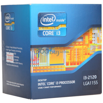 英特尔(Intel)32纳米 酷睿i3 双核处理器 i3 2120盒装CPU（LGA1155/3.3GHz/3M三级缓存）