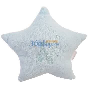 巧儿福绣花五星浴擦0935321B蓝（型号均码）
