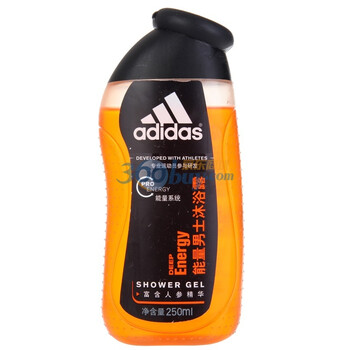 阿迪达斯adidas男士活力沐浴露 能量250ml
